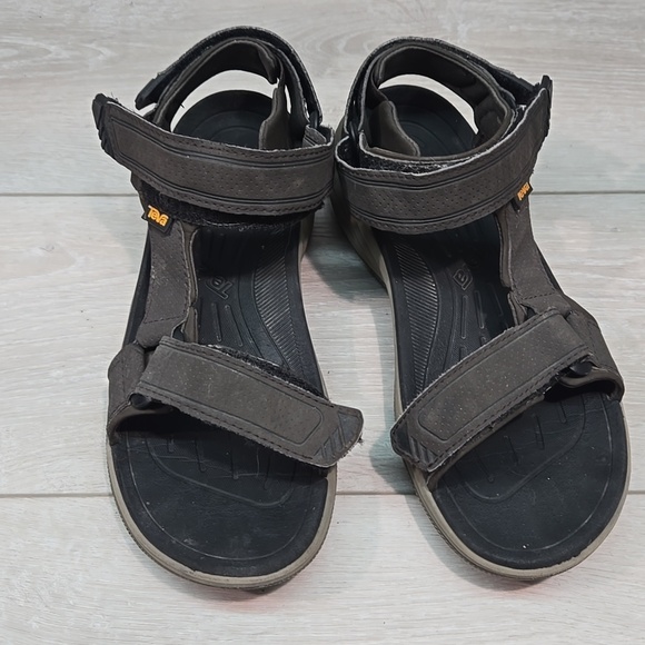 Teva Mens Vibram Brown Sport Sandals with Adjustable Straps Shoes Sz 8 main image 7